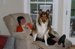 Grandma Judy with Charlie